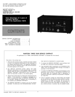 McIntosh MCP-1 - Owners manual